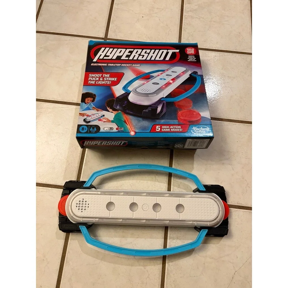 Hypershot Electronic Tabletop Hockey Game | 5 Games in 1 | Music, Lights